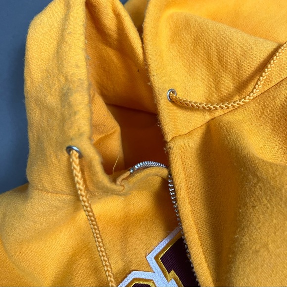 Arizona State Yellow Zip-Up Hoodie - Picture 5 of 8